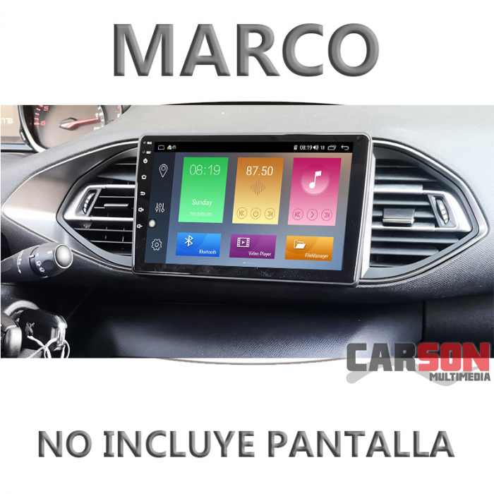 Pantalla Android Carson - Peugeot 308 2015- 1/16Gb