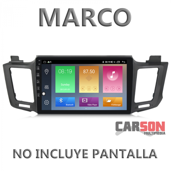 Pantalla Android Carson - Toyota RAV4 - 4/64Gb